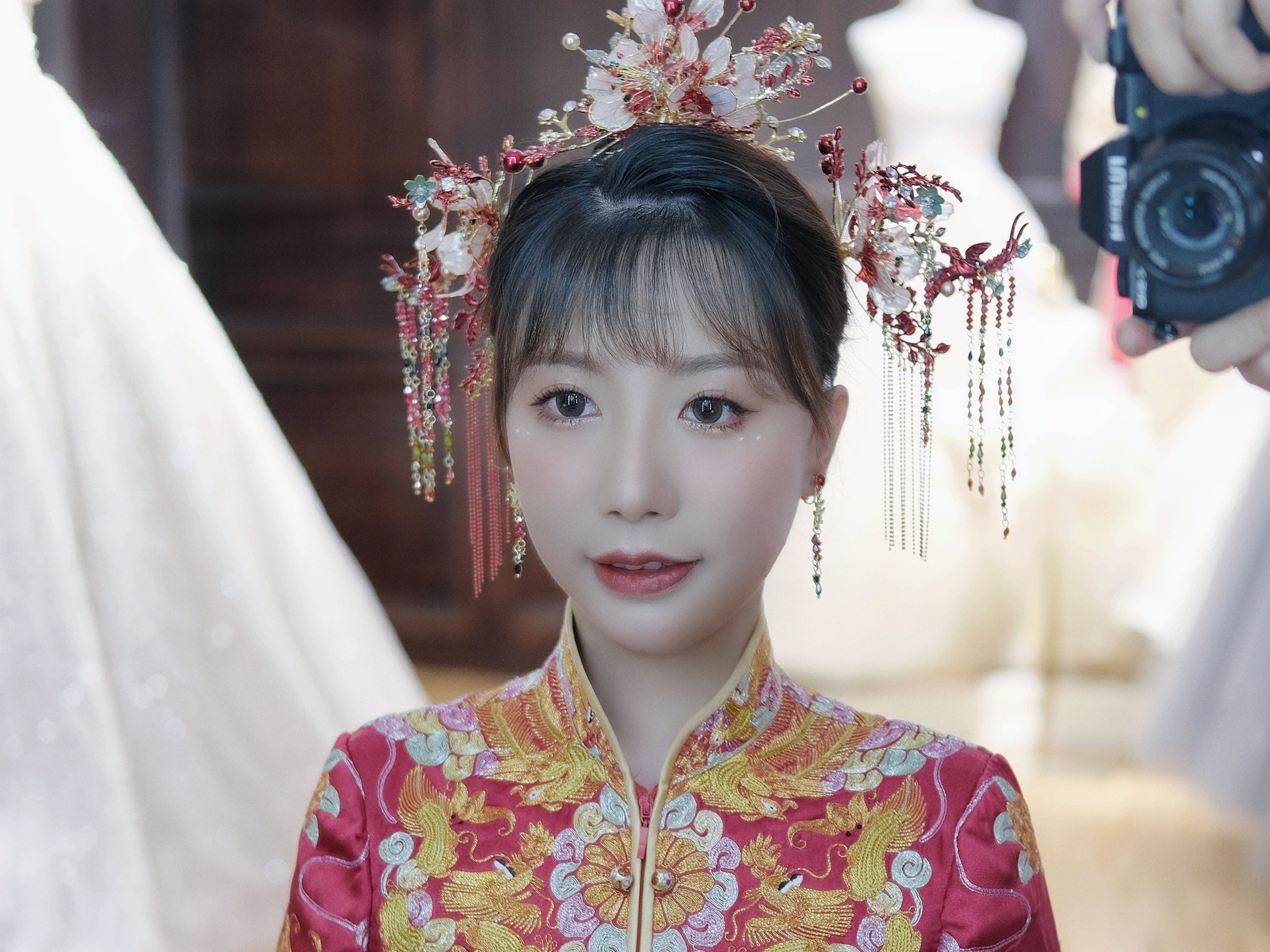 【婵蜜美学】中式新娘半天跟妆+妈妈妆+助理