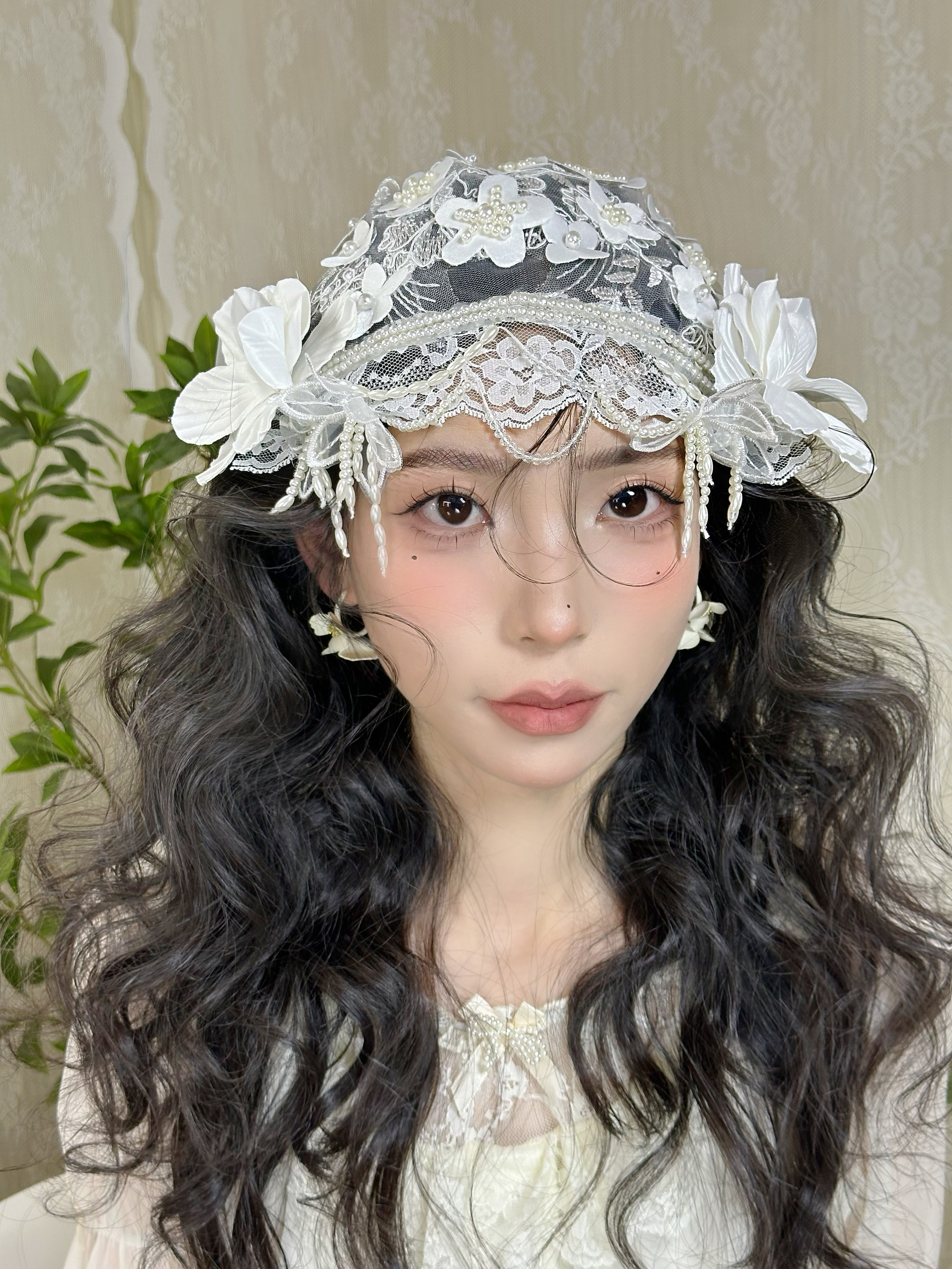 法式复古精美晨袍妆造