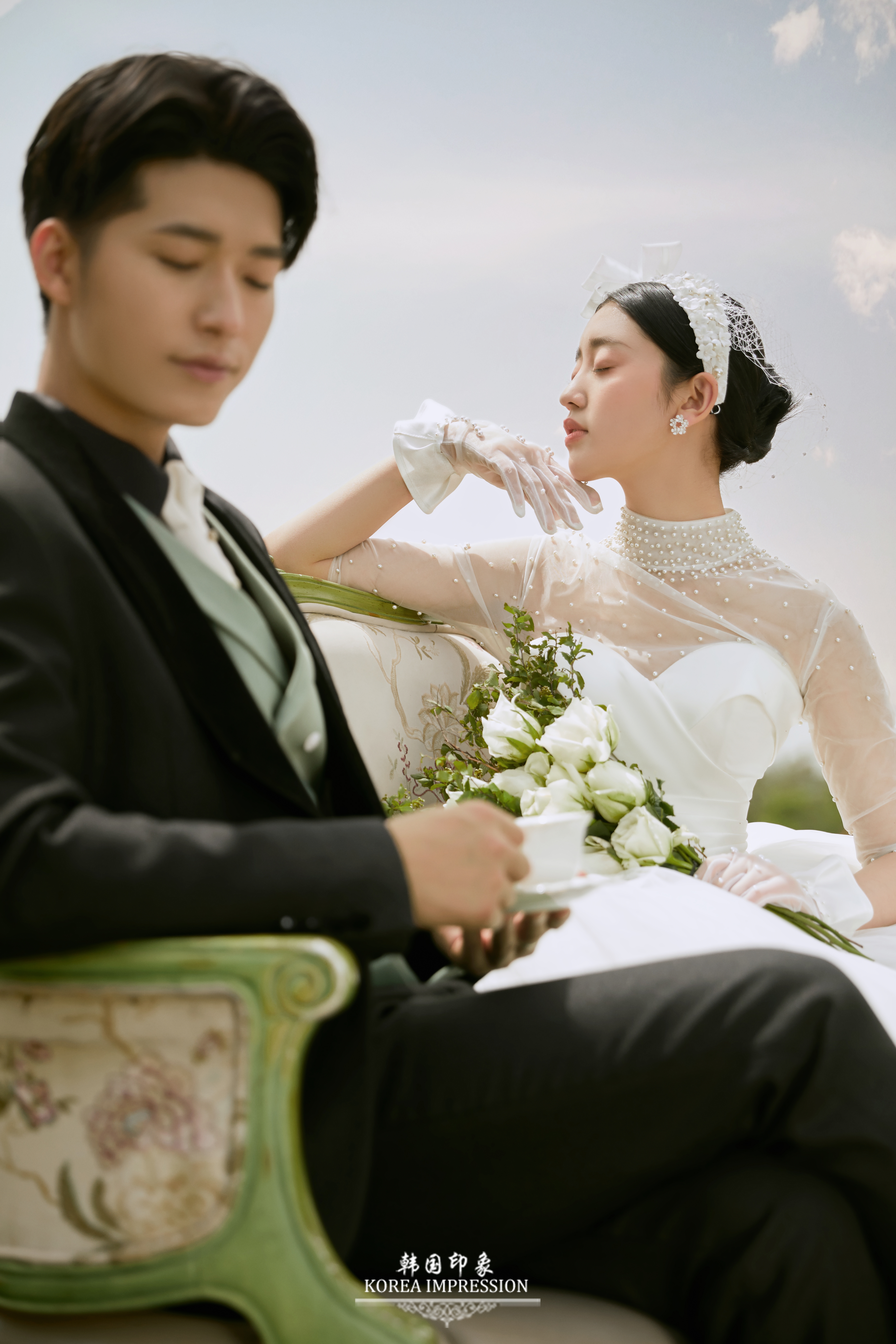 韩式极简|纪实婚纱照|复古|草坪|街拍