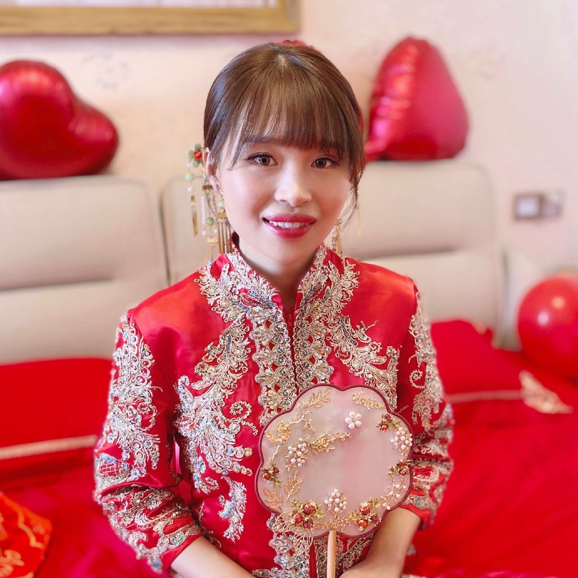 婚禮當天實拍，秀和造型，素雅溫婉