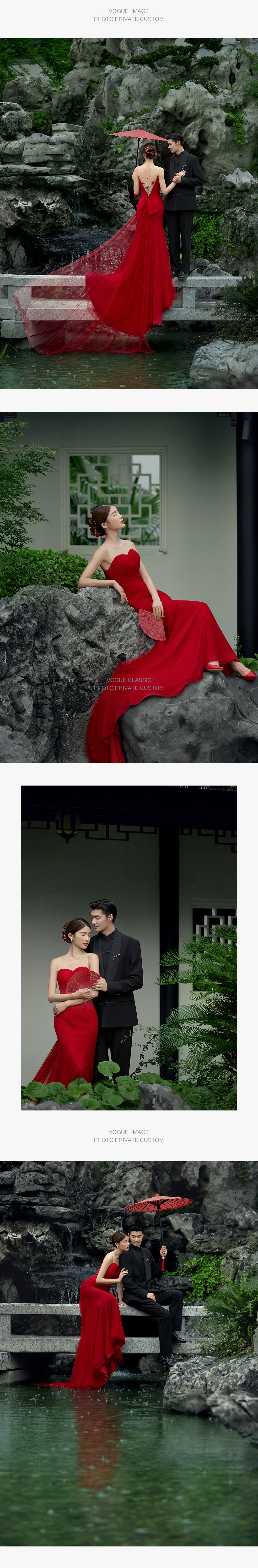 【熱銷婚照】永不褪色的國風(fēng)園林婚紗照