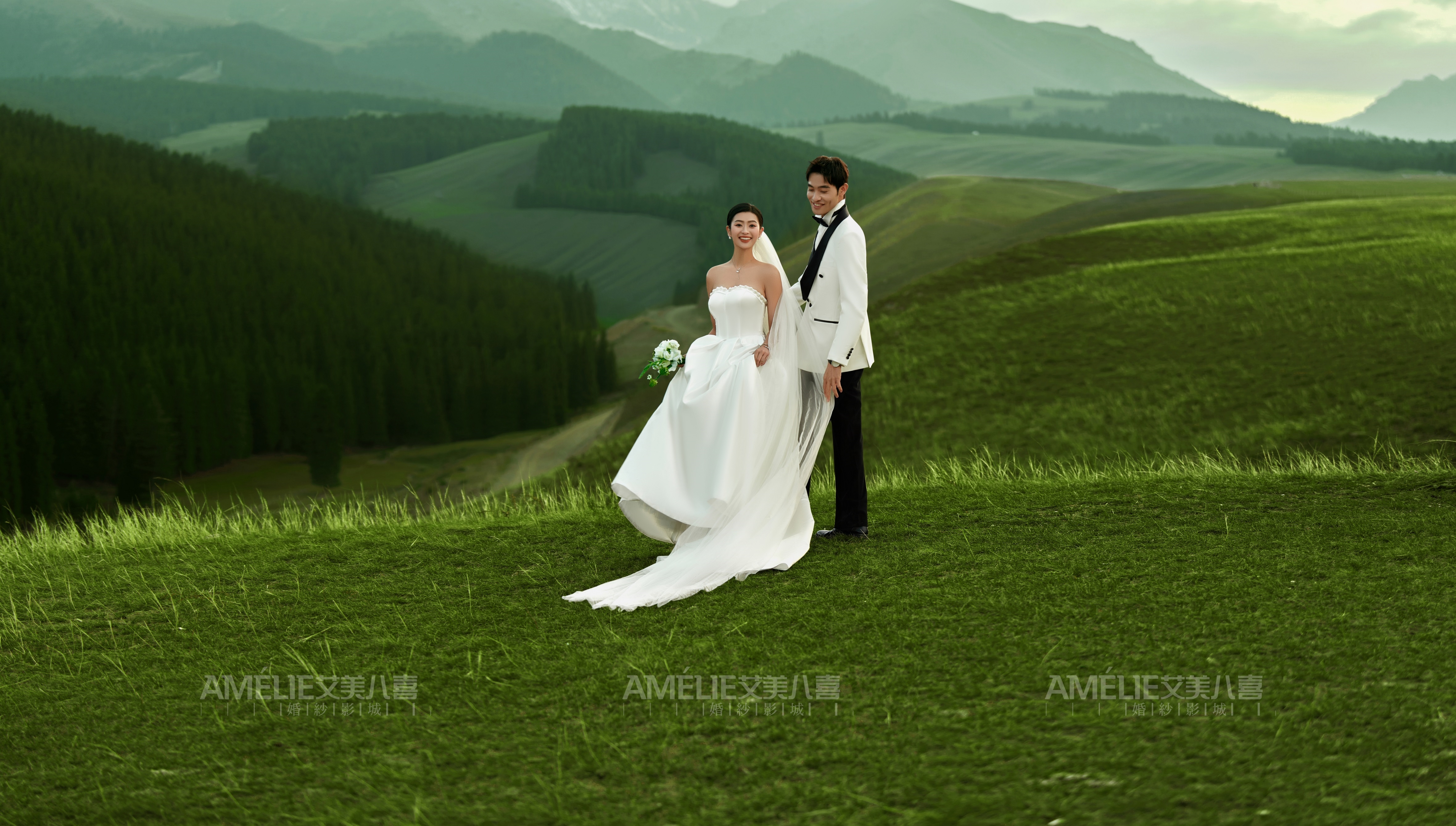 【影像艺术特价秒】雪山婚纱照丨天山牧场全程一对一