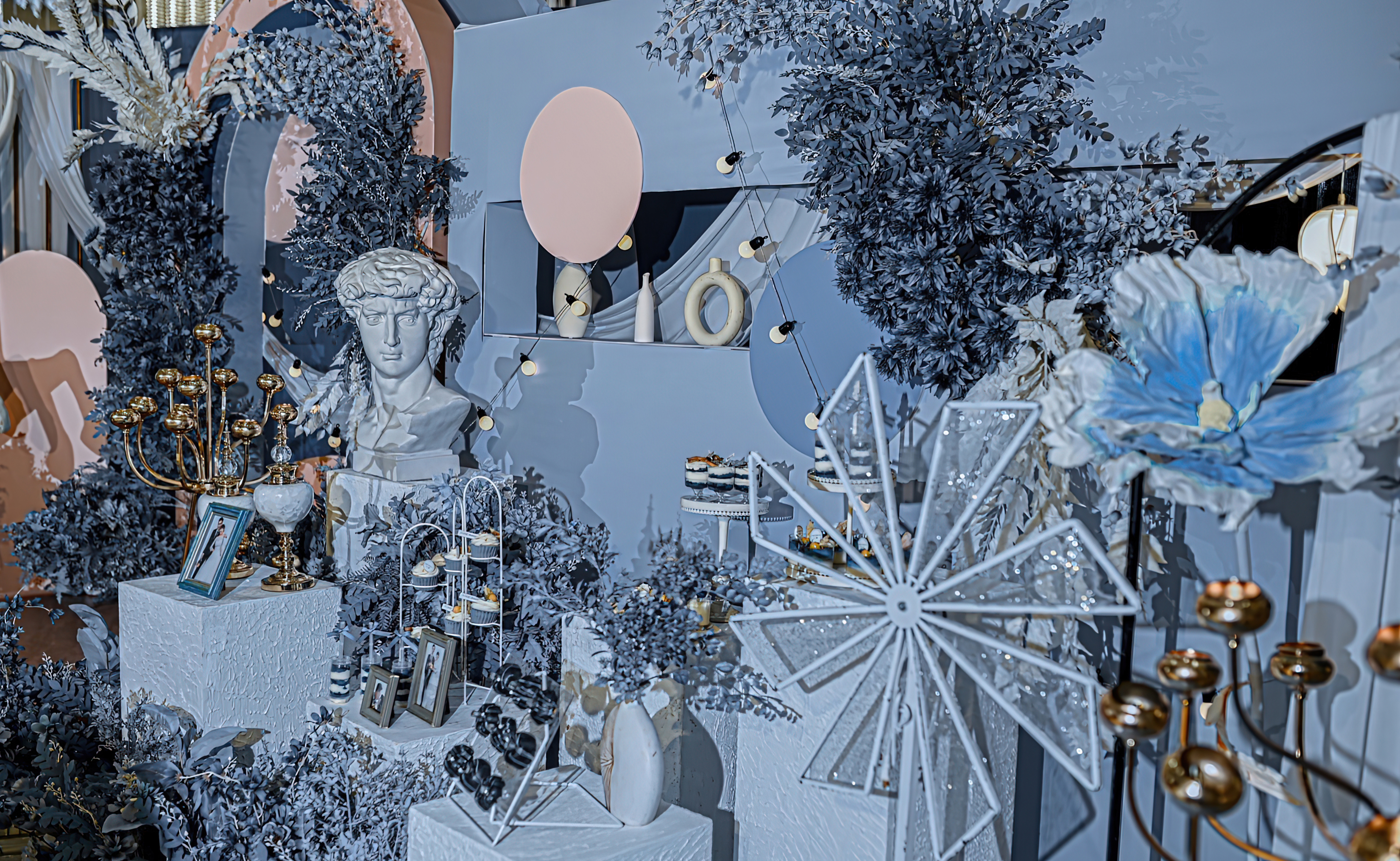 公主嫁期婚礼｜蓝色奢华梦幻婚礼 愿爱情如水晶