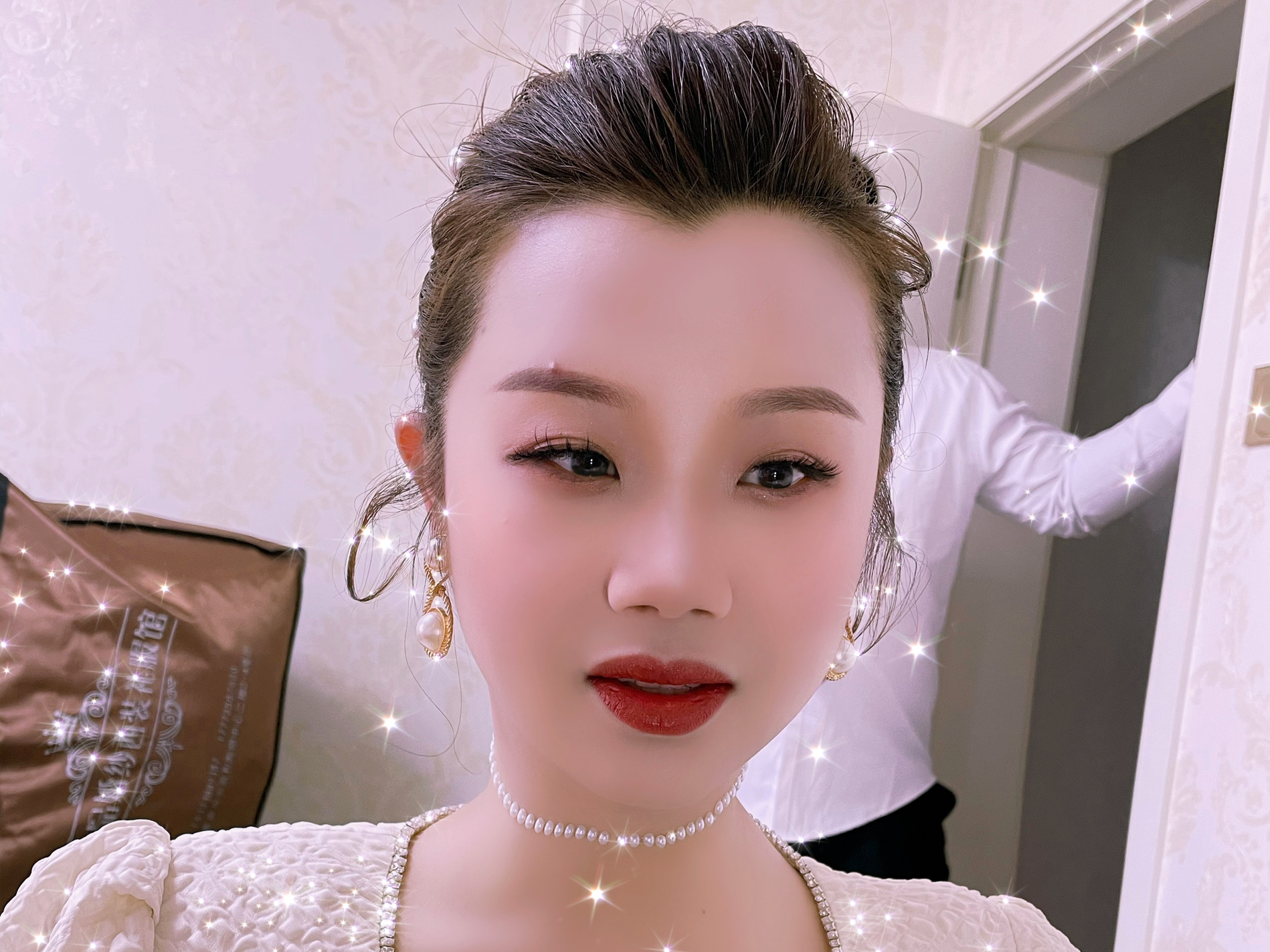 新娘回门妆+新郎妆面造型