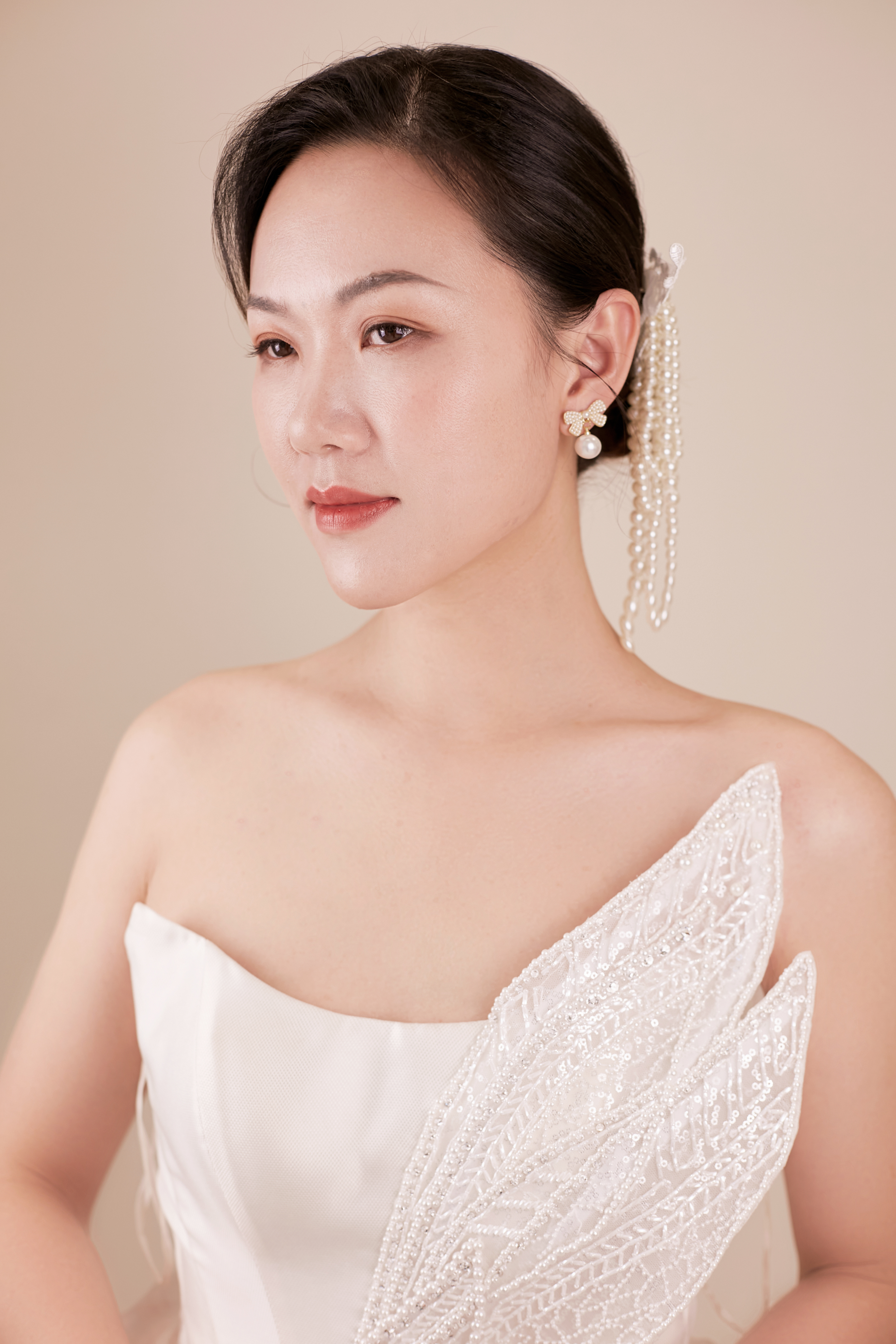 资深档全程复古风新娘跟妆3妆3造+妈妈妆