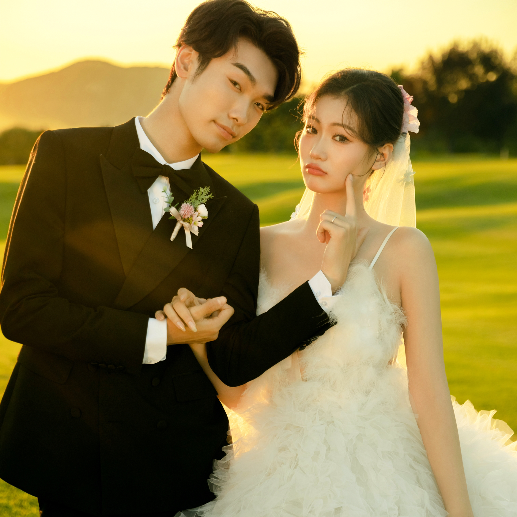 一价全包跟妆礼服超值婚纱照||总监拍摄