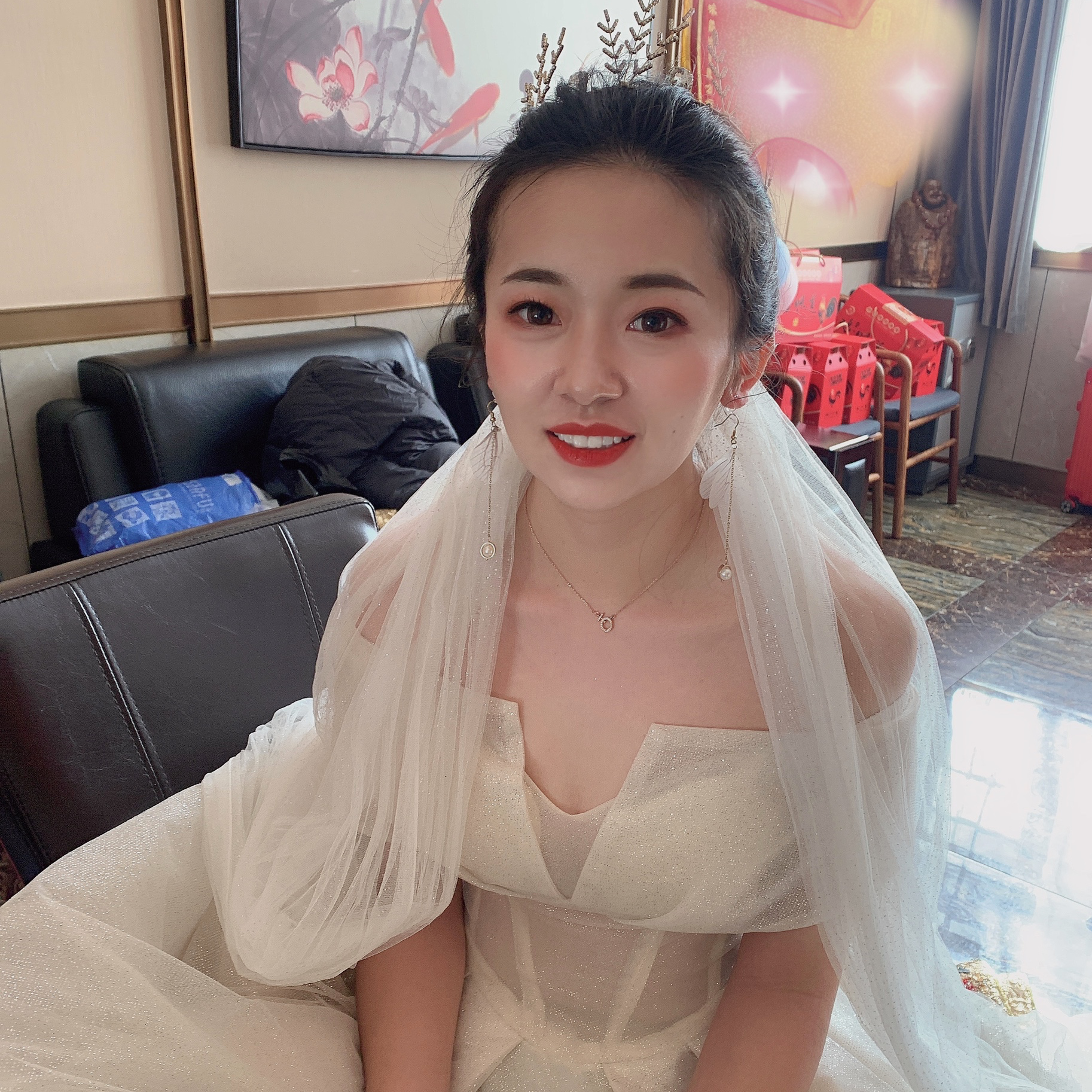 小清新唯美婚礼私人订制跟妆