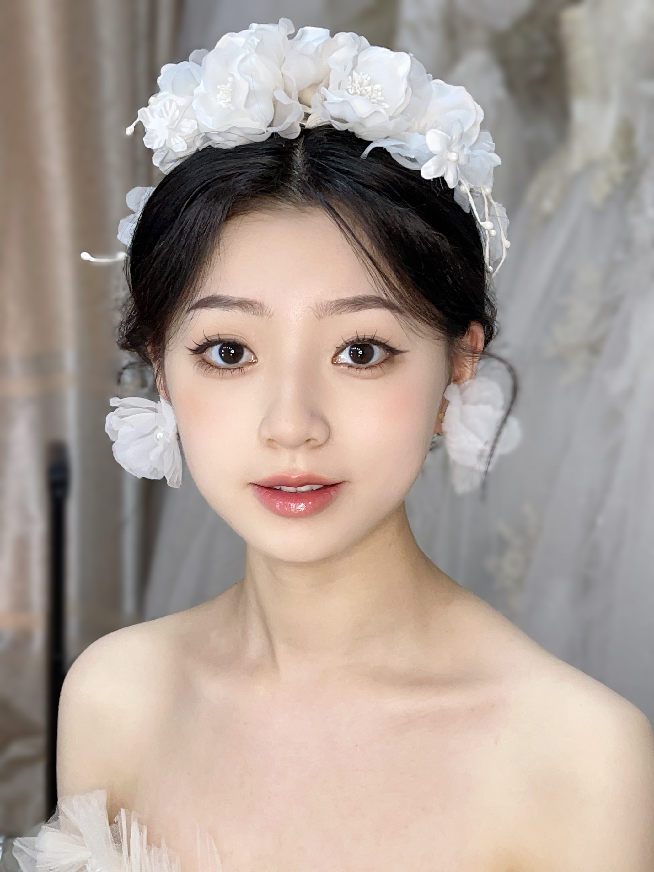 总监档全程复古风新娘跟妆3妆3造+妈妈妆