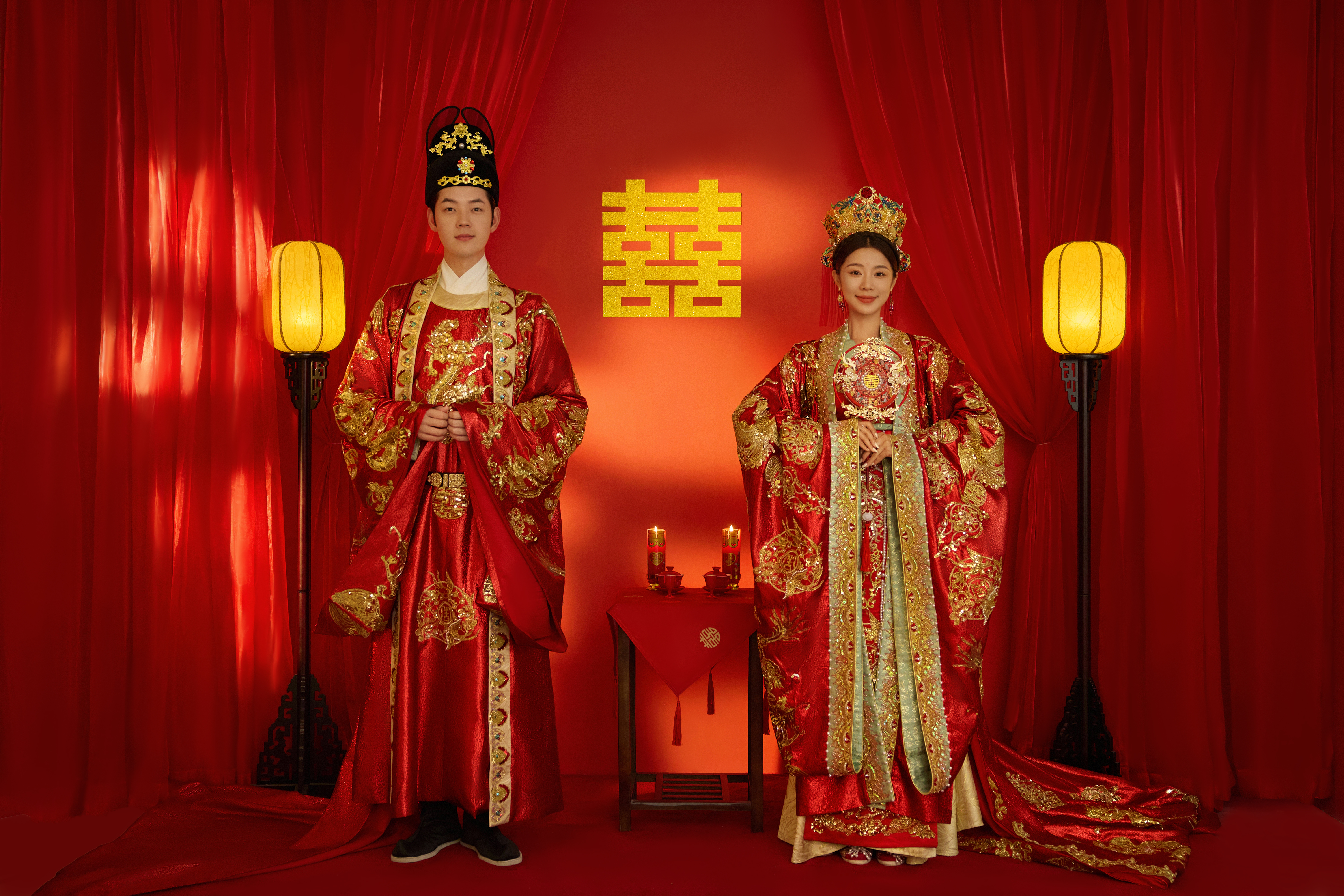 <特惠套餐>中式系列婚紗照+內(nèi)外景雙拍+底片全送