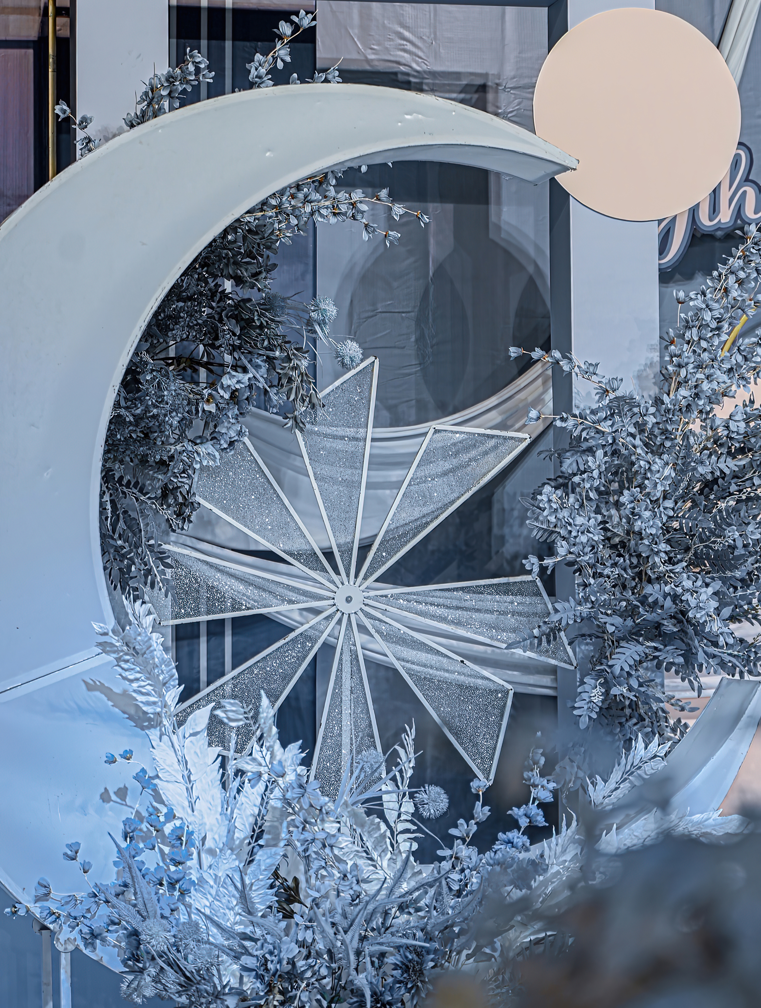 公主嫁期婚礼｜蓝色奢华梦幻婚礼 愿爱情如水晶