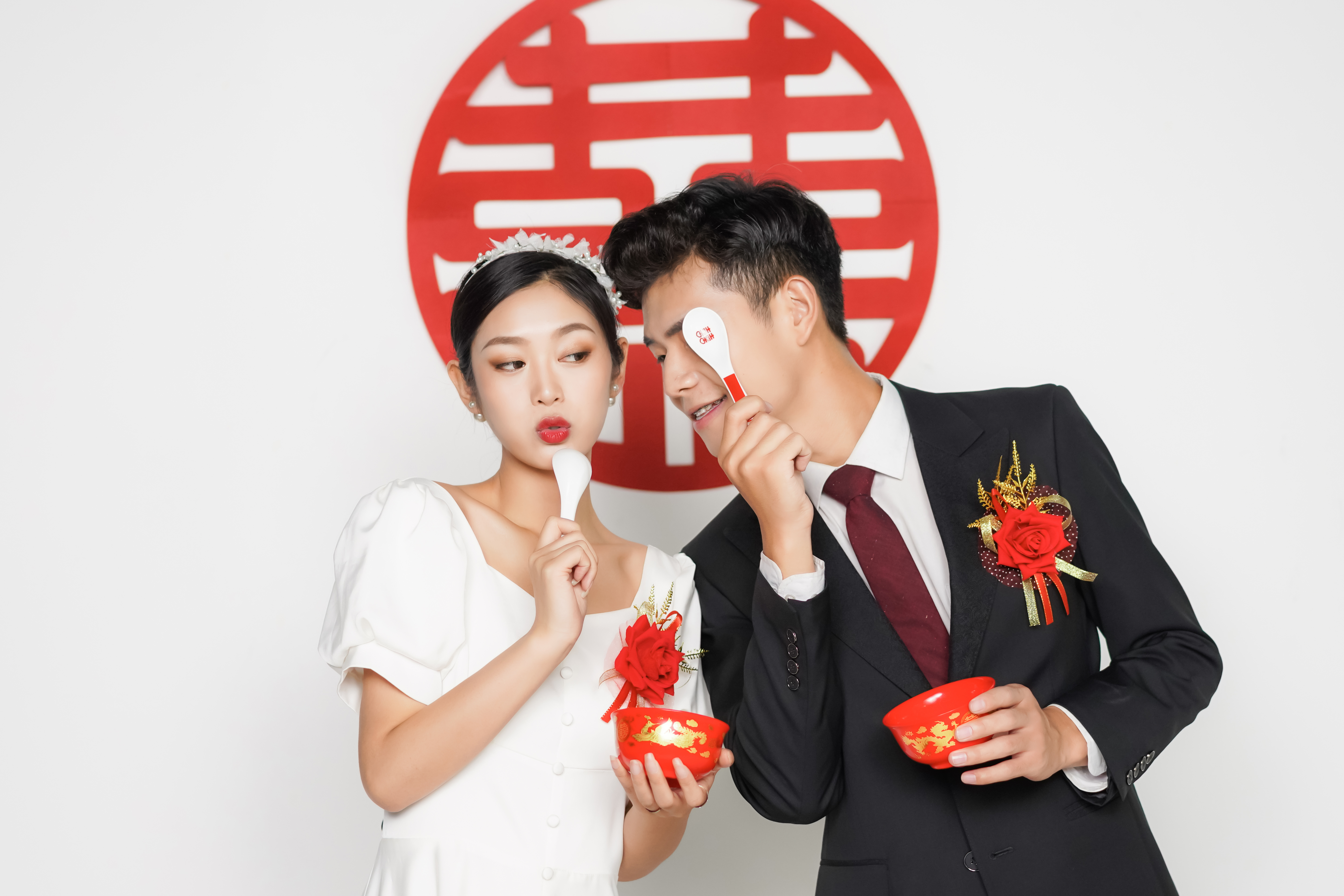 中式喜嫁室内1景+室外1景+精修30+底片200