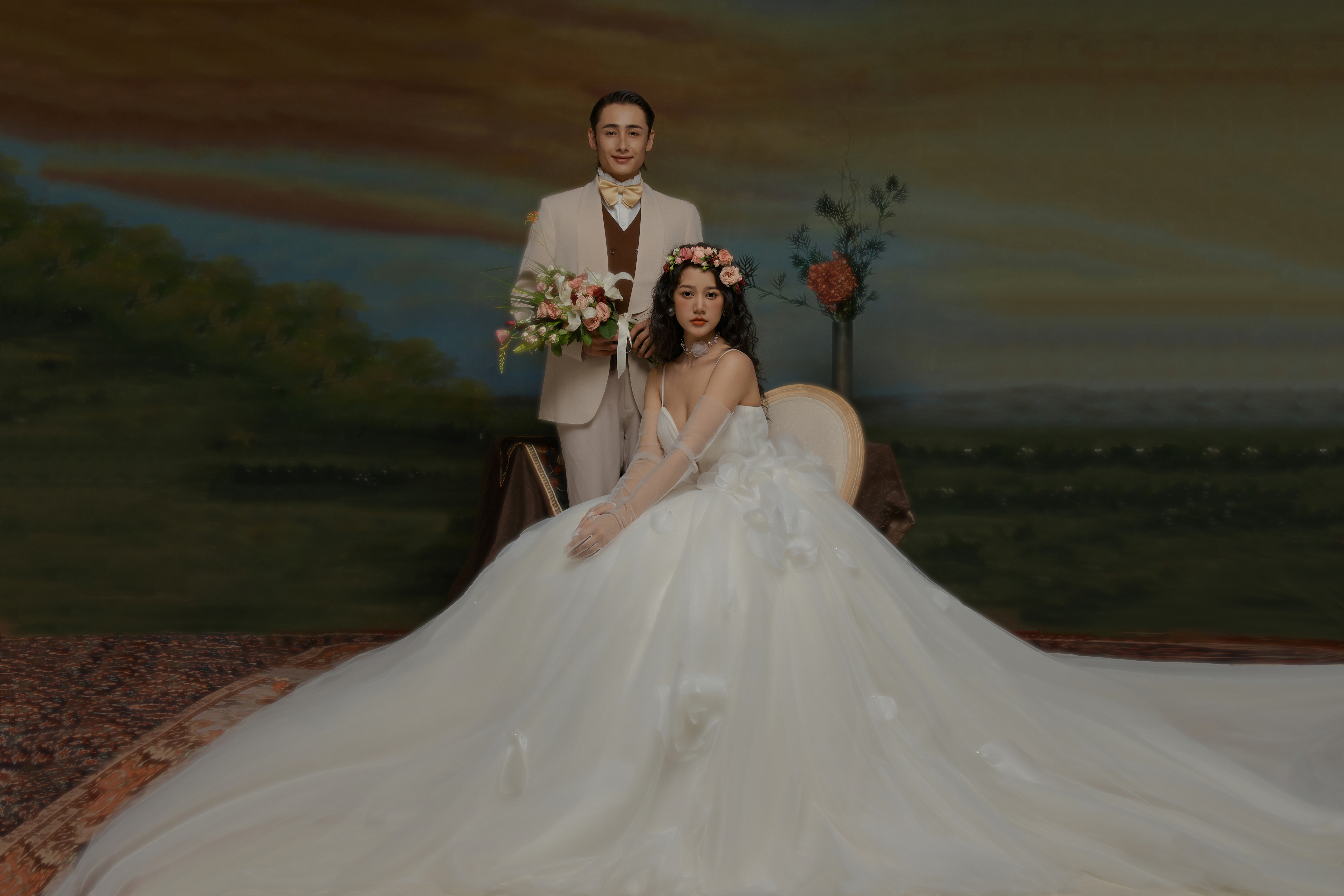 儀式感與藝術(shù)的結(jié)合婚紗照