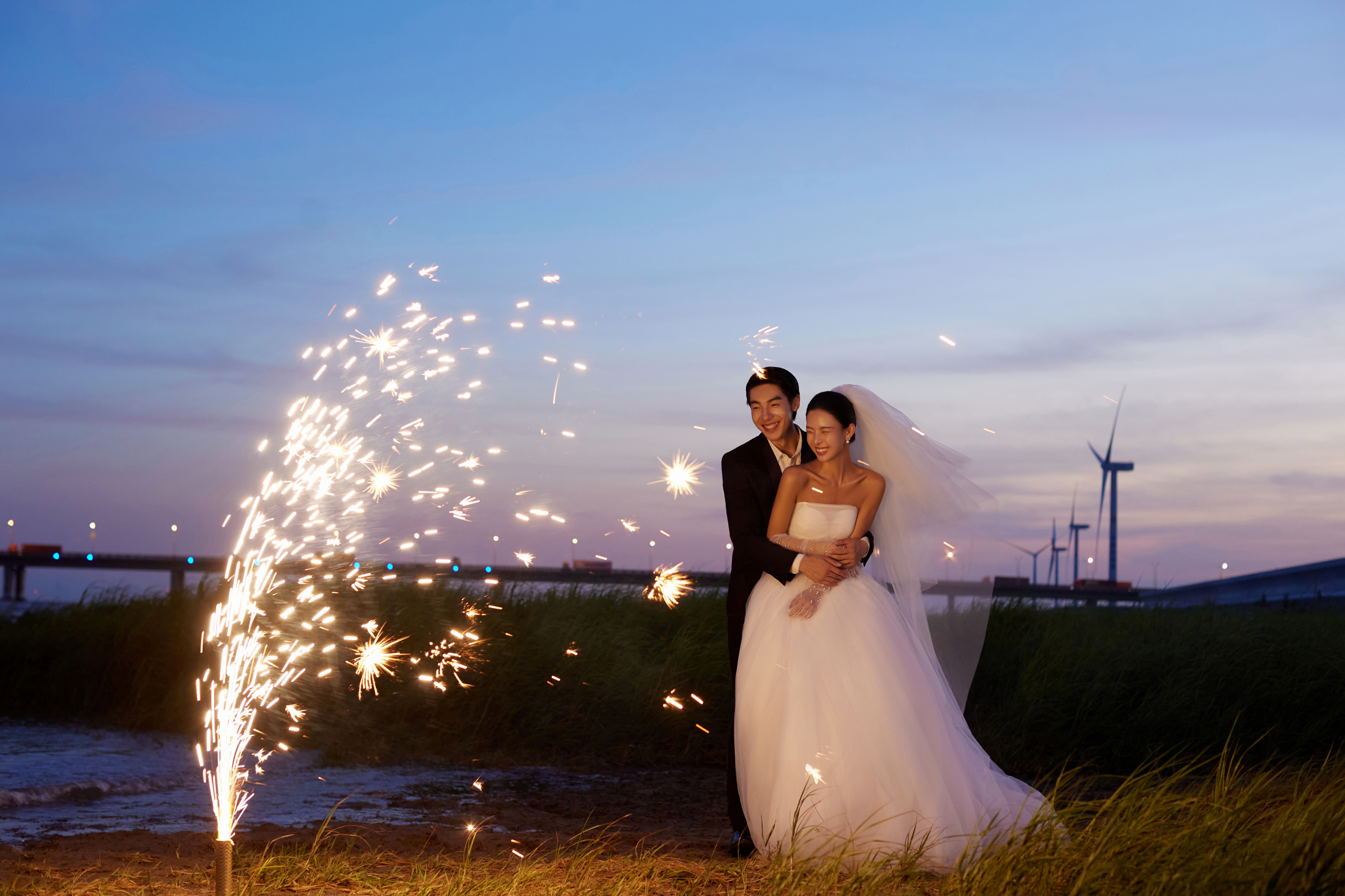 電影感'故事氛圍·總監(jiān)定制四組婚紗照