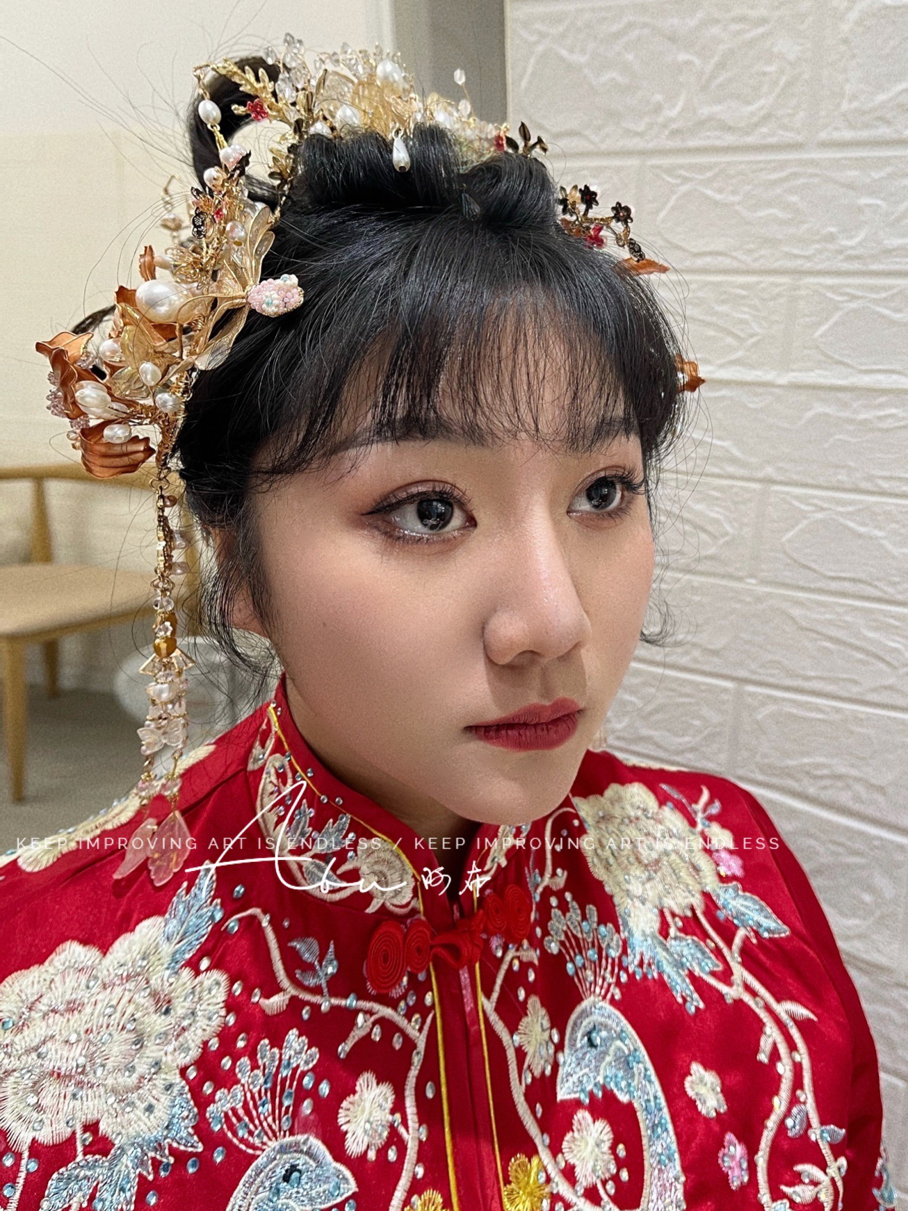 #成都新娘跟妆#成都新娘试妆