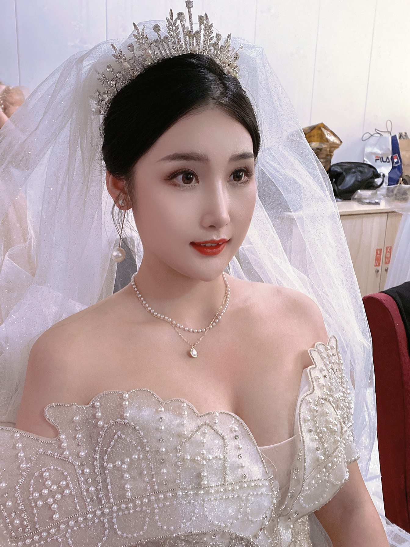 婚礼妆前妆后