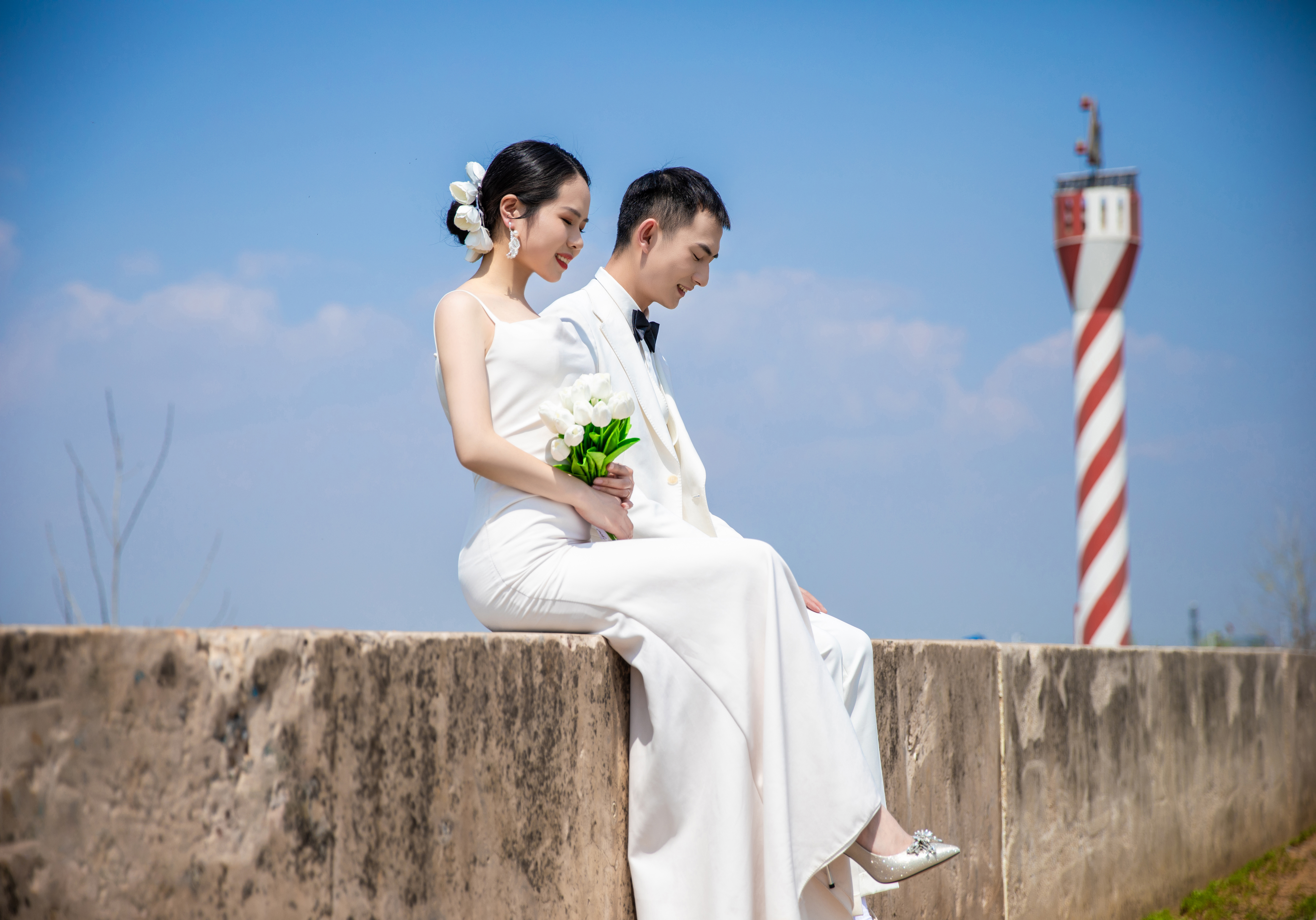 【费加罗婚纱摄影礼服】海滨风情