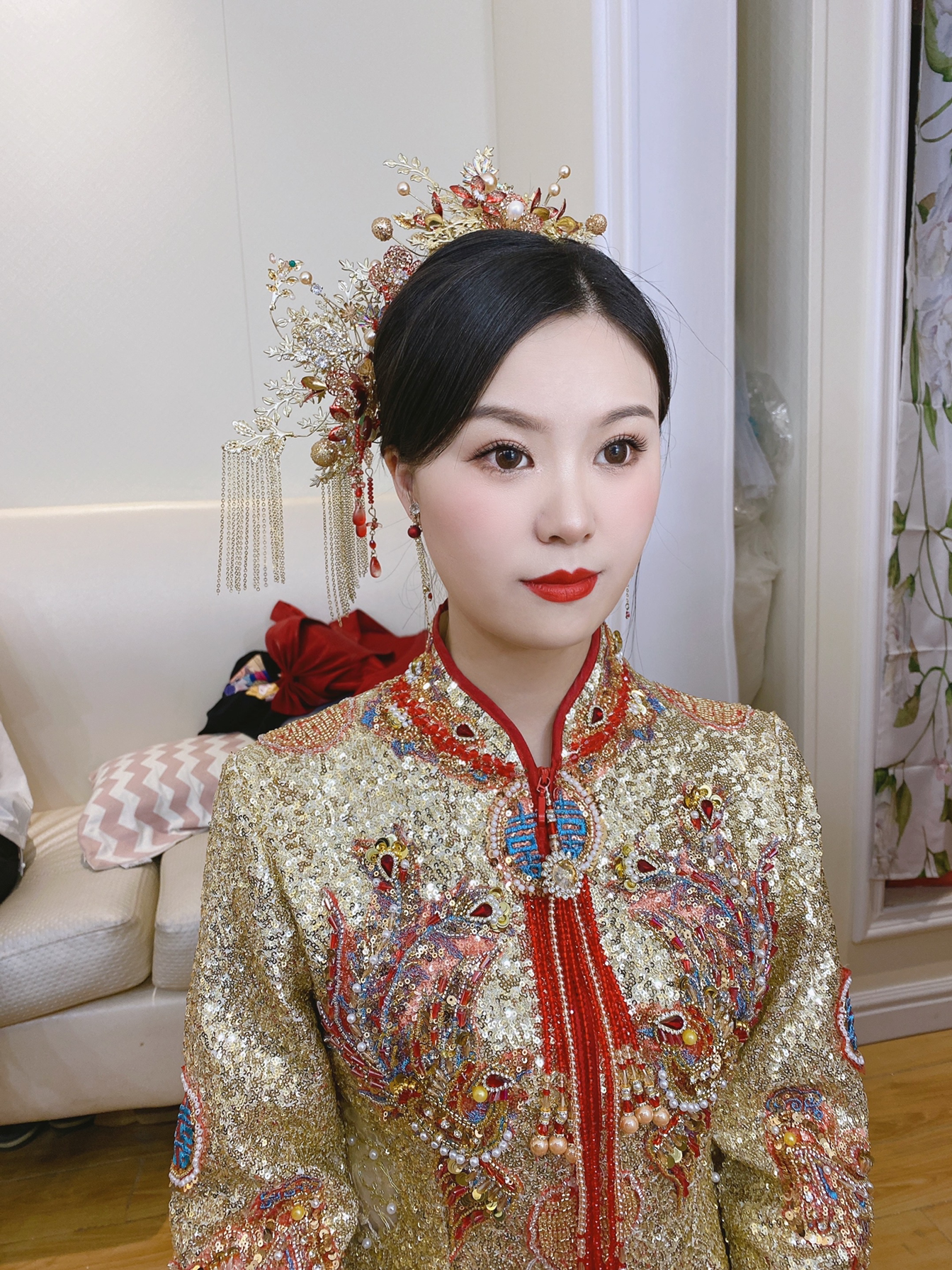 中式秀和造型实拍图
