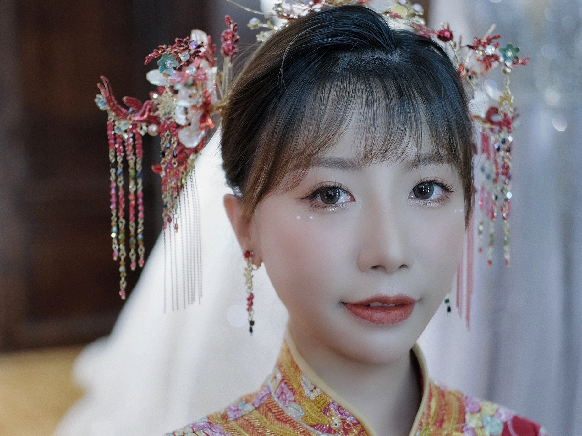 【婵蜜美学】中式新娘半天跟妆+妈妈妆+助理