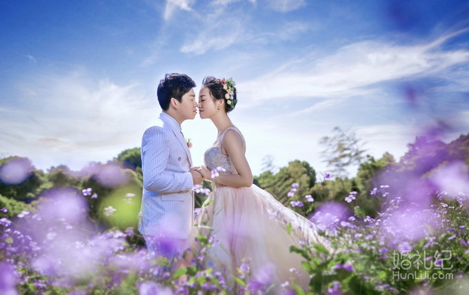 （客片）花海中，爱的语言