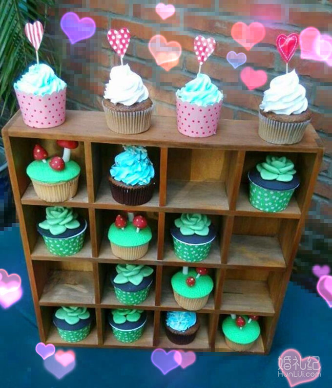 {三分钟西饼店}甜品台茶歇冷餐台 婚礼聚会生日宴