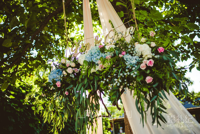 栖湖农场的户外婚礼