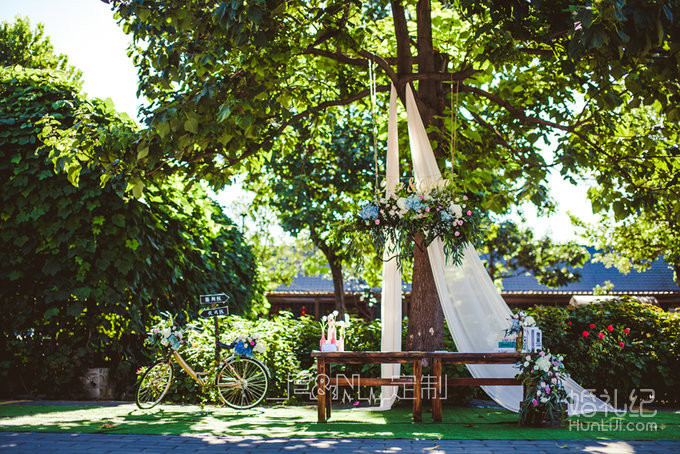 栖湖农场的户外婚礼
