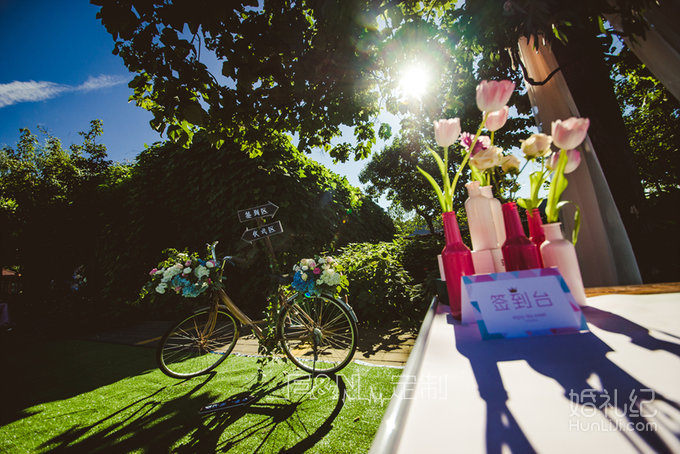 栖湖农场的户外婚礼