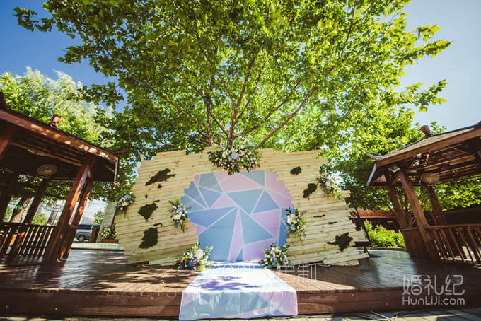 栖湖农场的户外婚礼