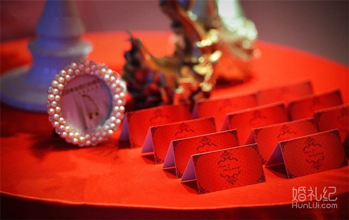 中国红收色系婚礼