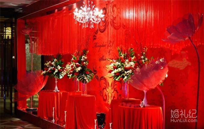 中国红收色系婚礼