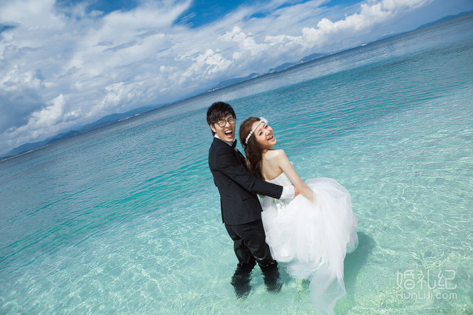 蜈支洲岛浪漫拍摄