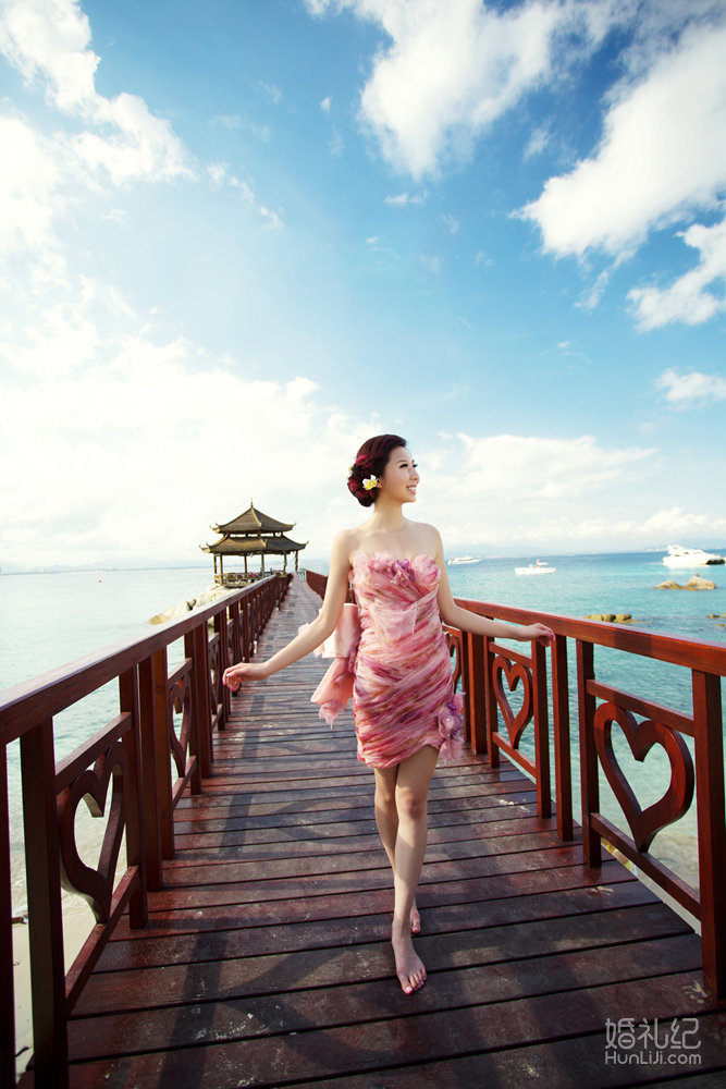 蜈支洲岛浪漫拍摄