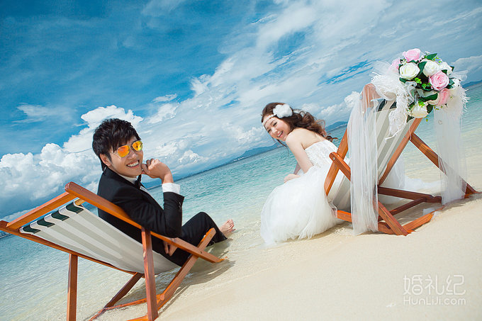 蜈支洲岛浪漫拍摄