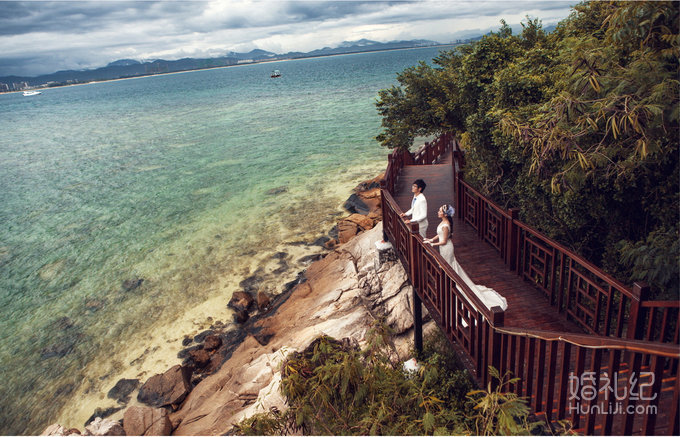 蜈支洲岛浪漫拍摄