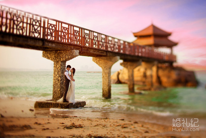 蜈支洲岛浪漫拍摄