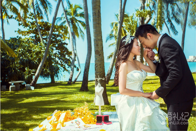 蜈支洲岛浪漫拍摄