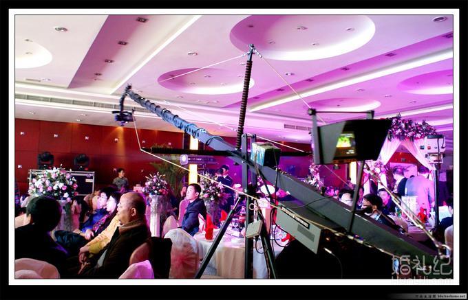 宴会现场10米摇臂拍摄