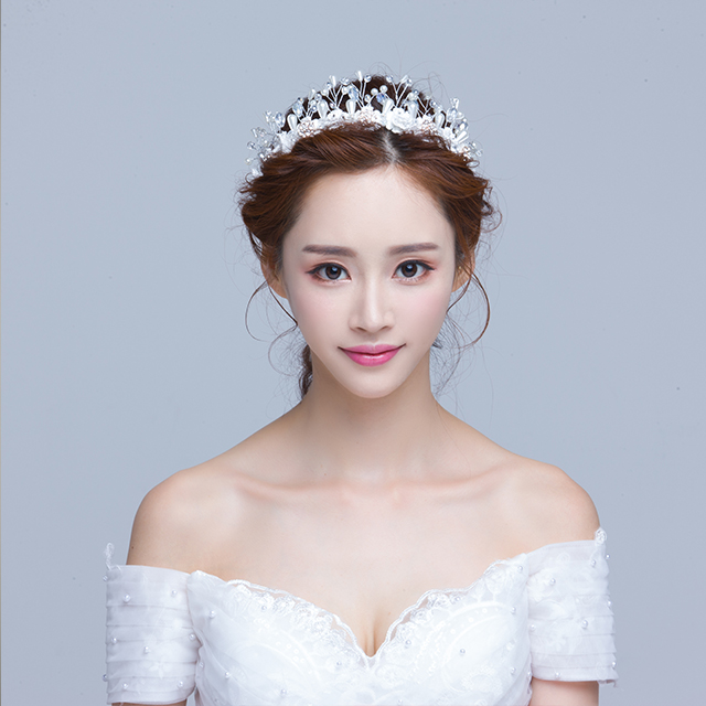 韩式新娘结婚发饰水钻头饰婚纱礼服配饰户外影楼拍照饰品sp07