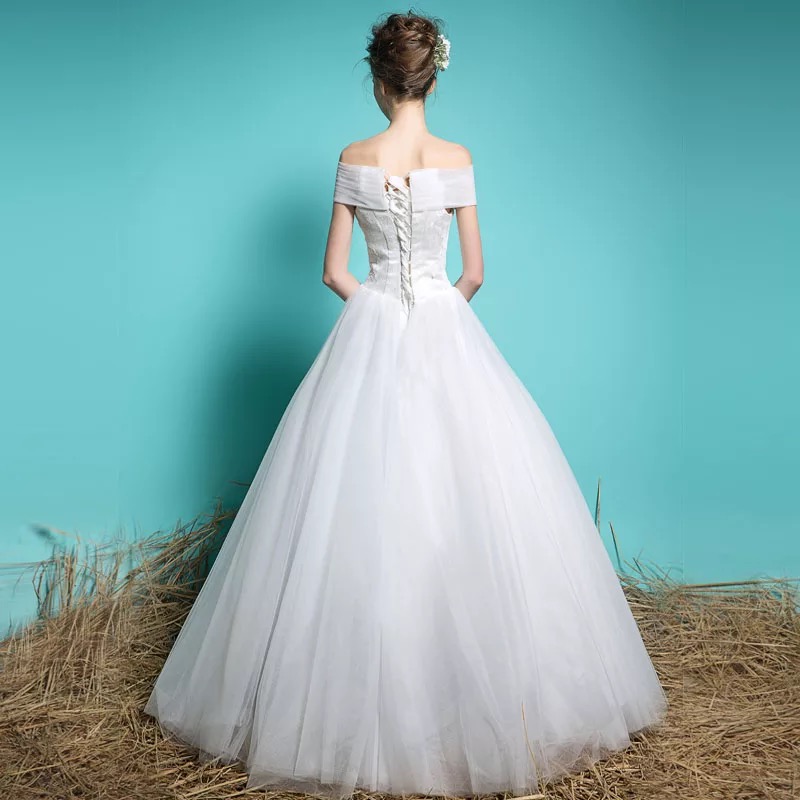 【花蔓齐地纱】简约蕾丝气质款齐地纱