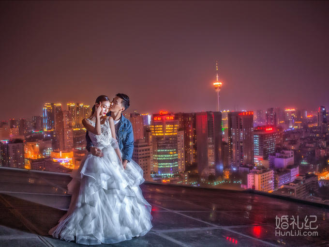 婚纱摄影夜景_夜景婚纱