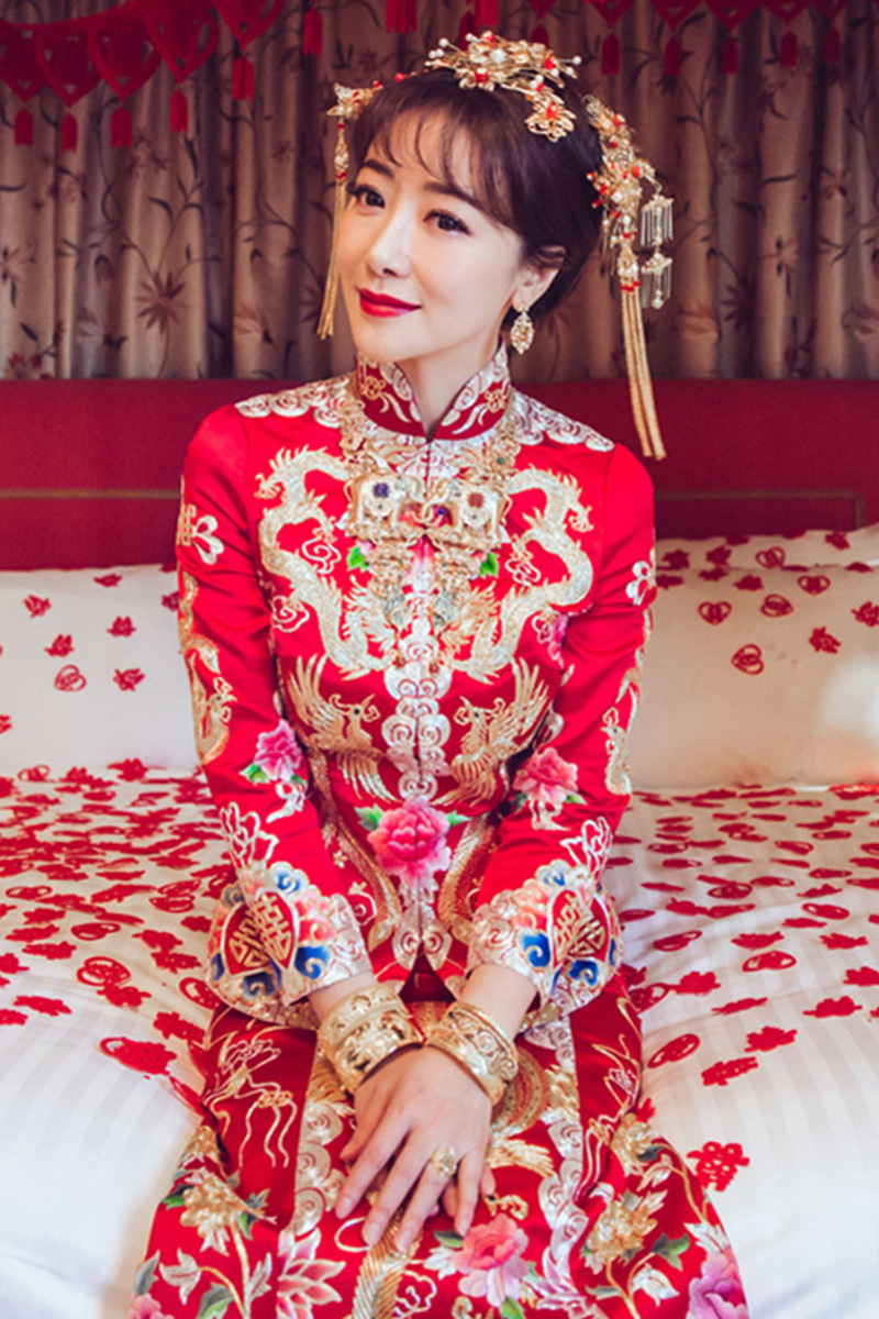秀禾服头发造型,秀禾头发造型,秀禾造型图片发型_大山谷图库