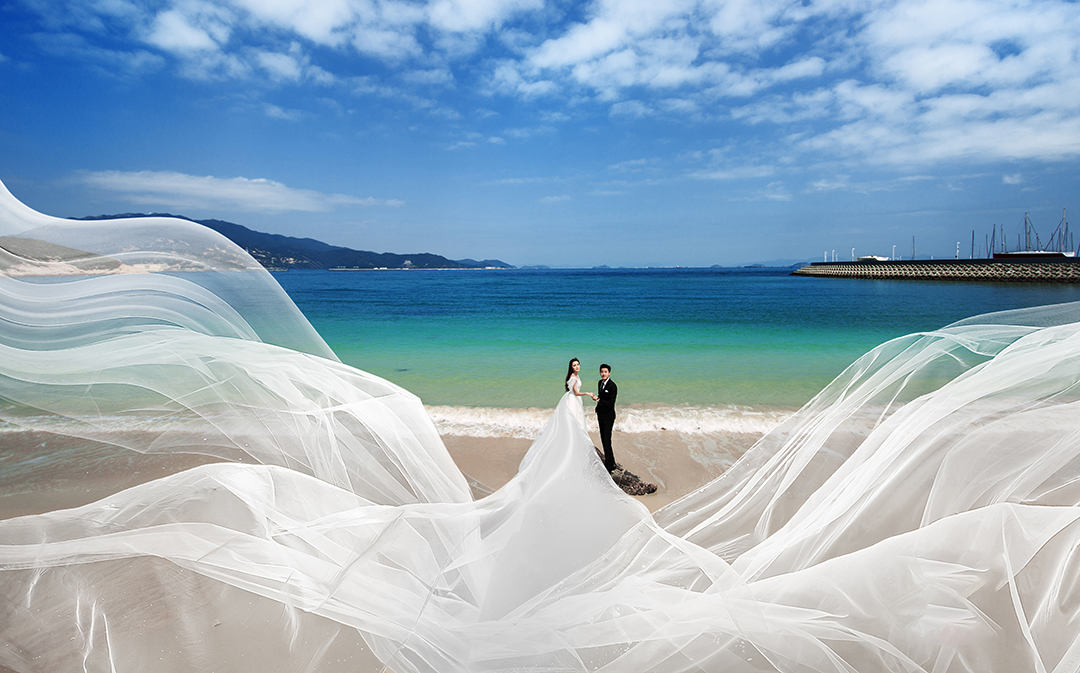 独家记忆婚纱摄影工作室案例 -独家记忆〔蔚蓝海岸〕客片欣赏【婚礼纪