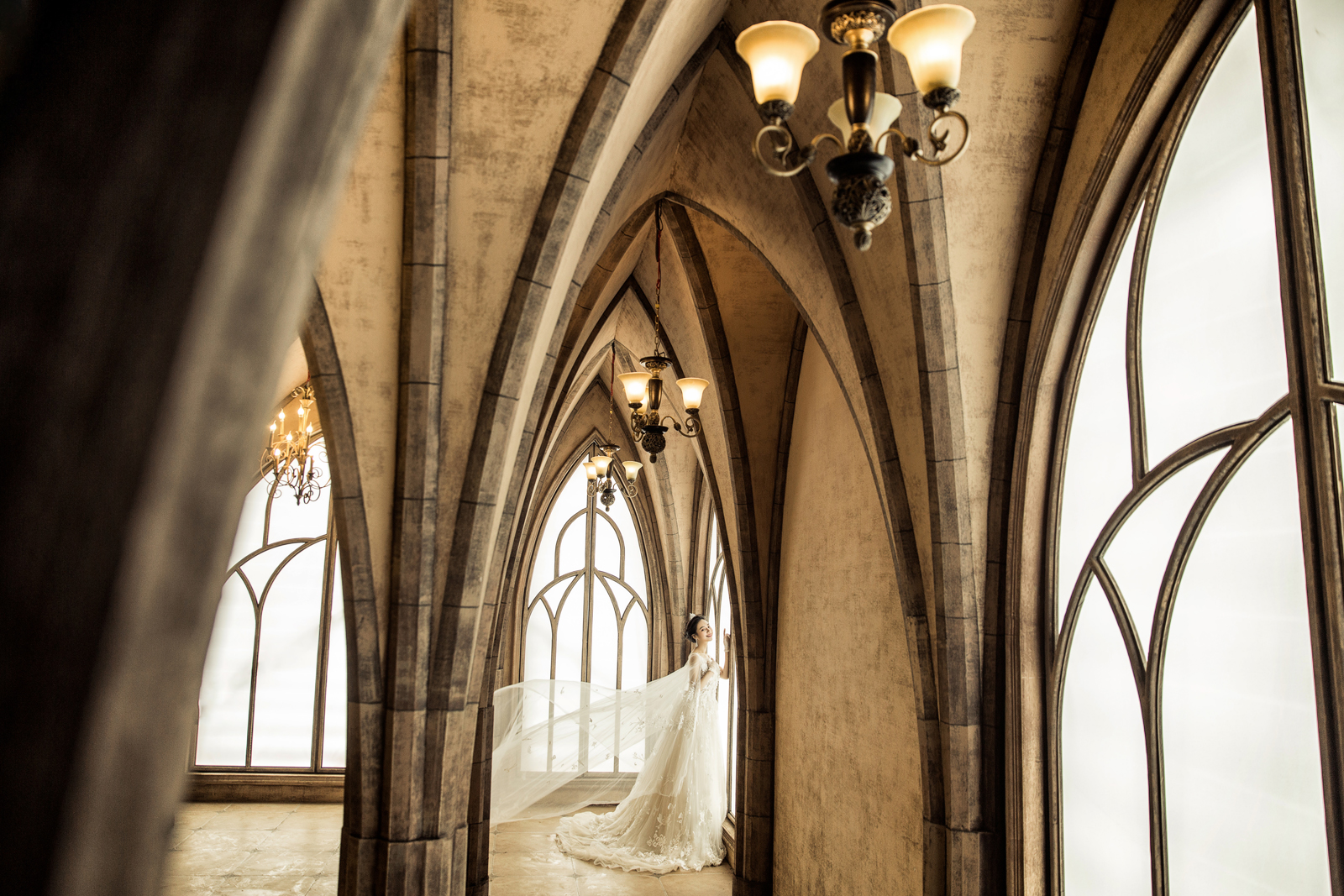 爱罗摄影 复古 欧式实景 宫殿建筑群