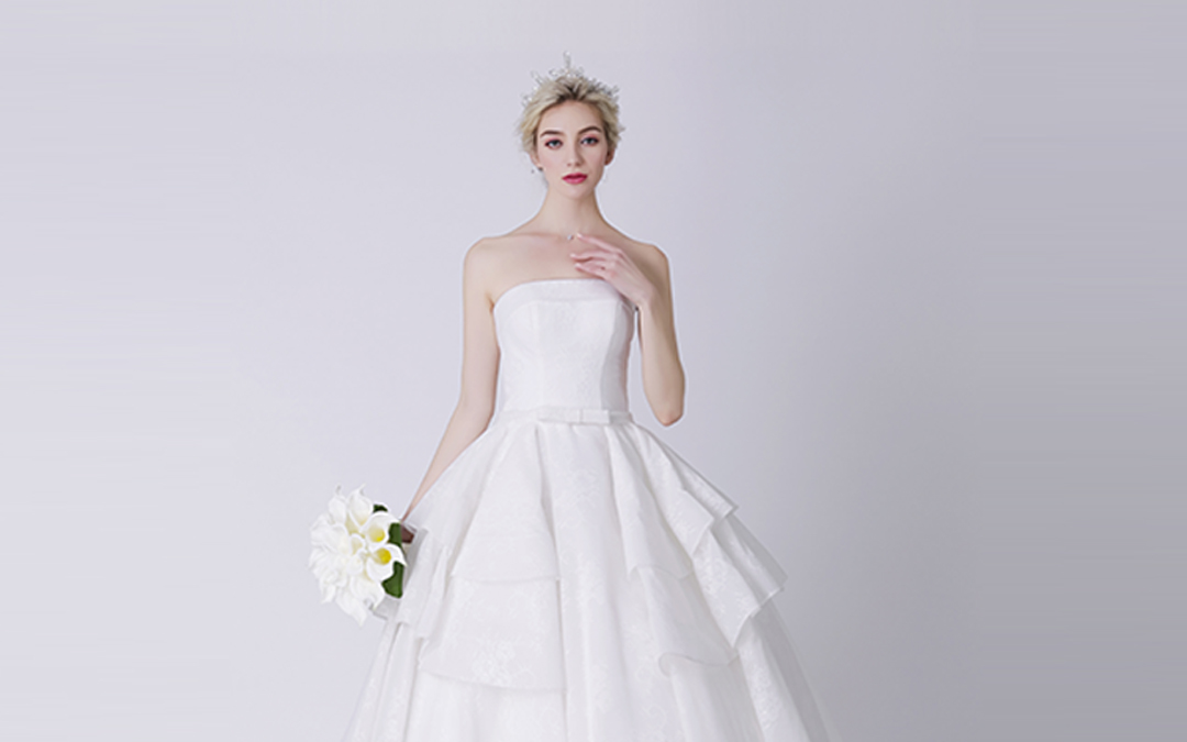 2017新款抹胸束腰公主风