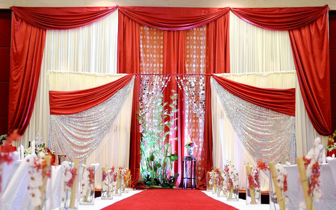 【kk纯色婚礼】超值限定系列-纯布幔布置