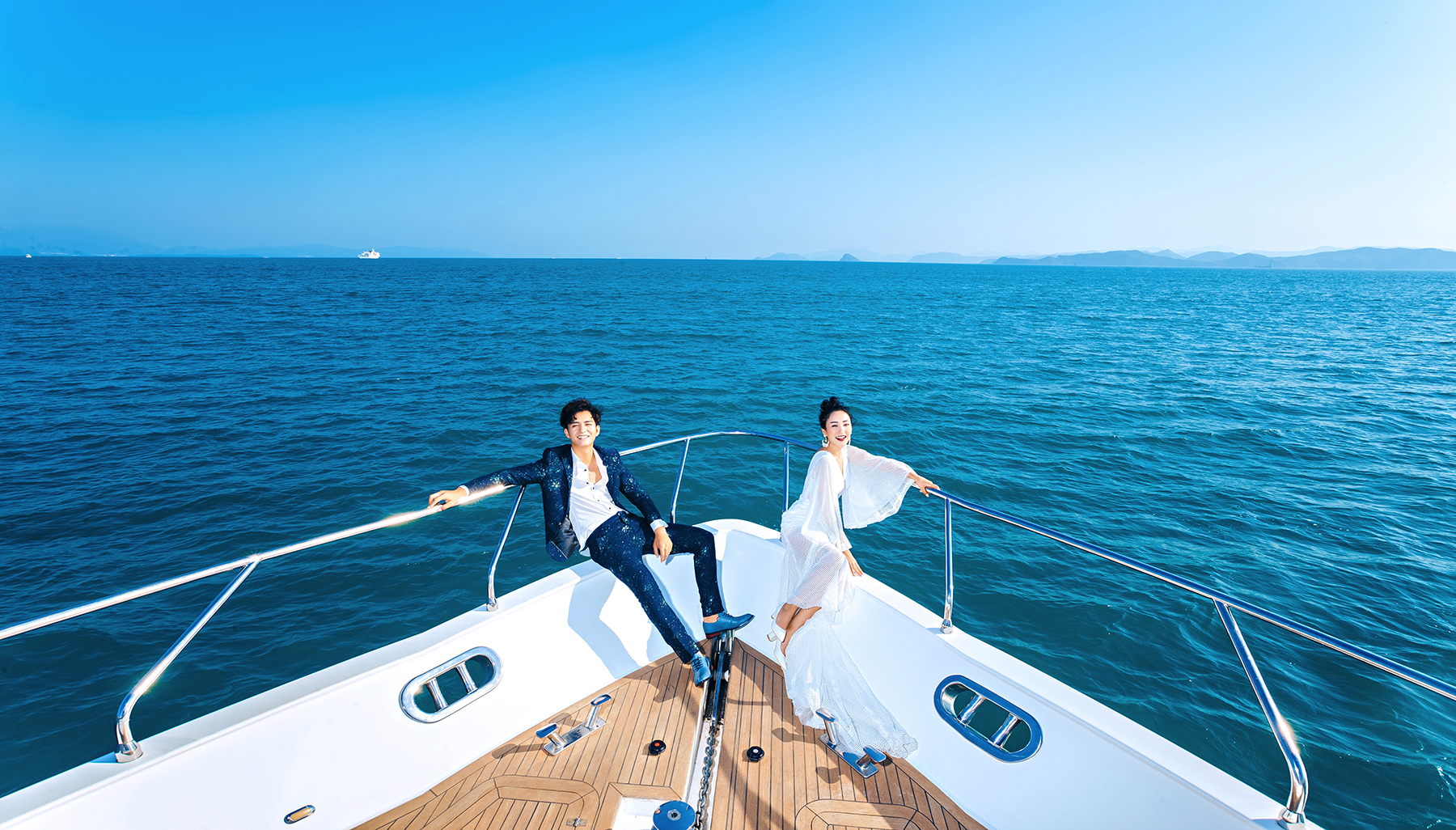 ［人气小清新］拍你想要的：出海游艇街拍唯美森系