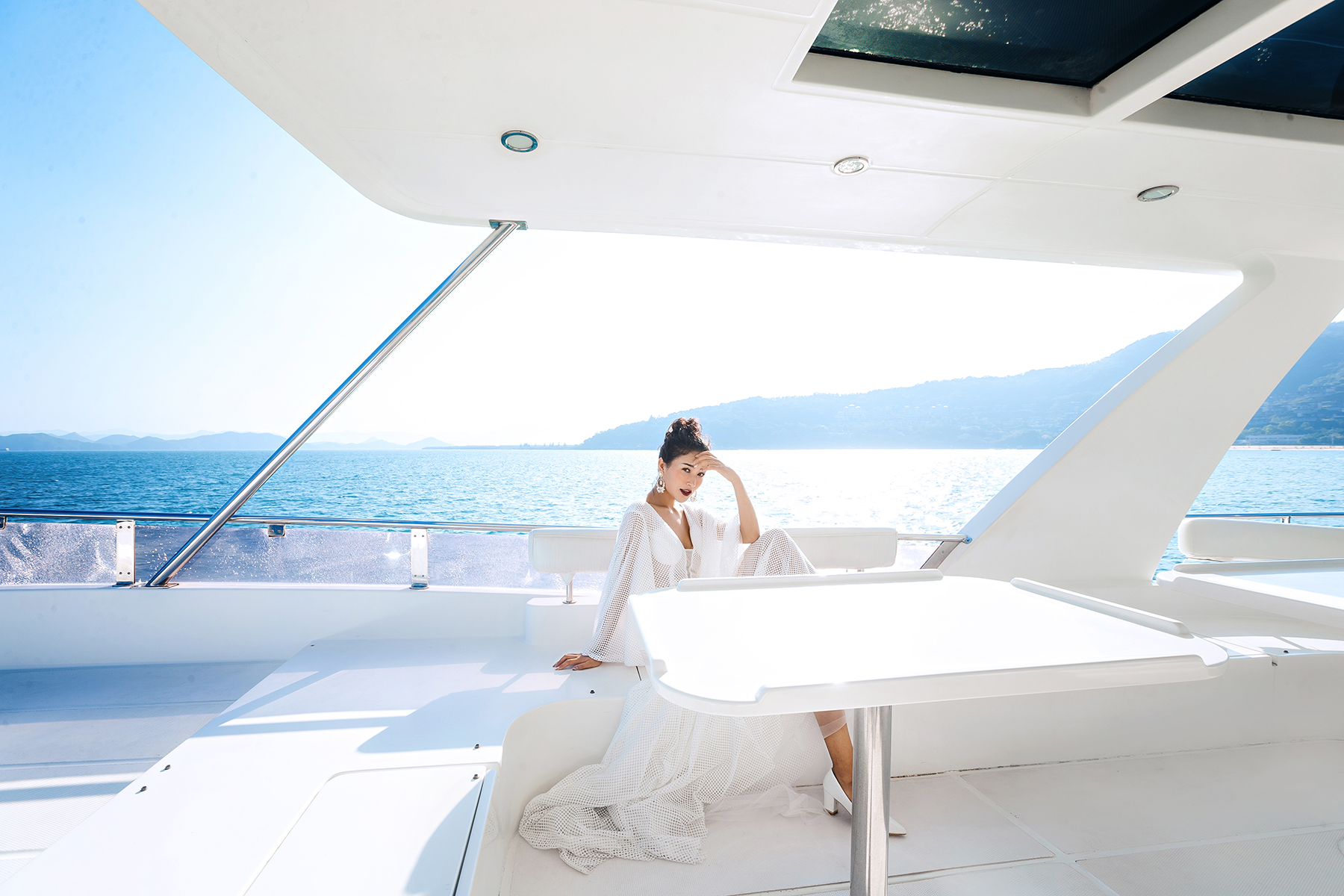 ［人气小清新］拍你想要的：出海游艇街拍唯美森系