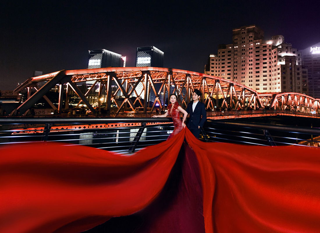 【私人定制】上海外滩东方明珠旅拍系列 -婚纱摄影案例【婚礼纪】