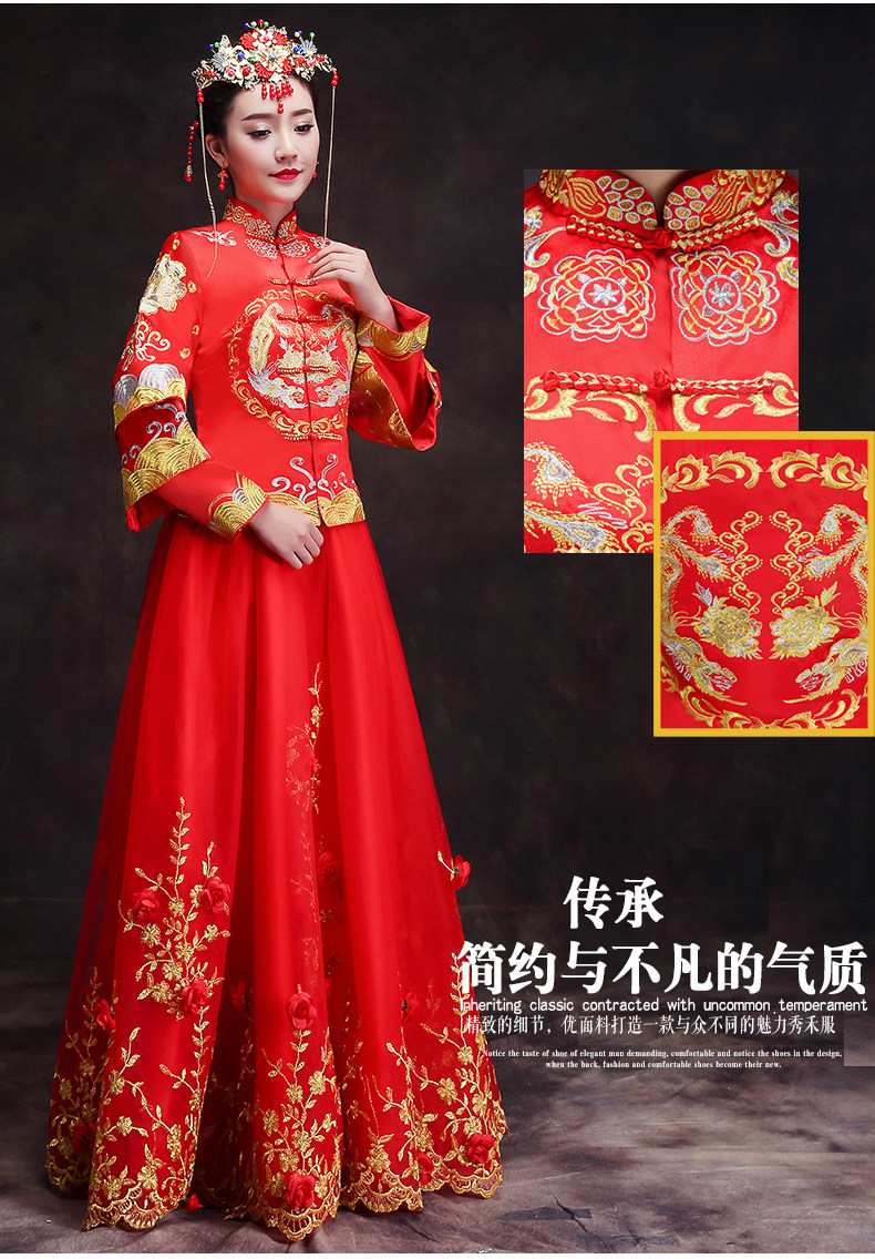 中式婚纱礼服定做_中式婚纱礼服(2)