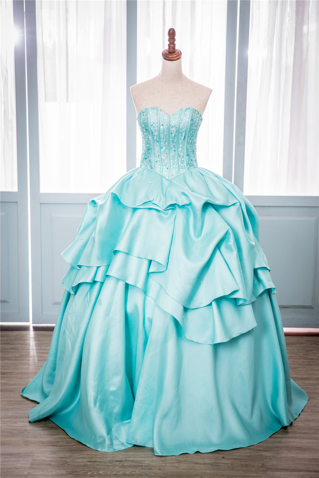 【1 1】甜美经典手工晚礼服